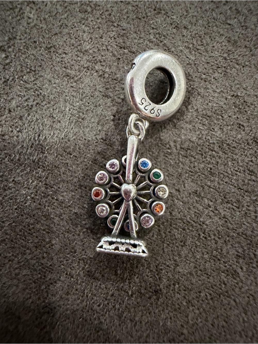 Pandora Sterling Silver Multicolor Ferris Wheel Charm